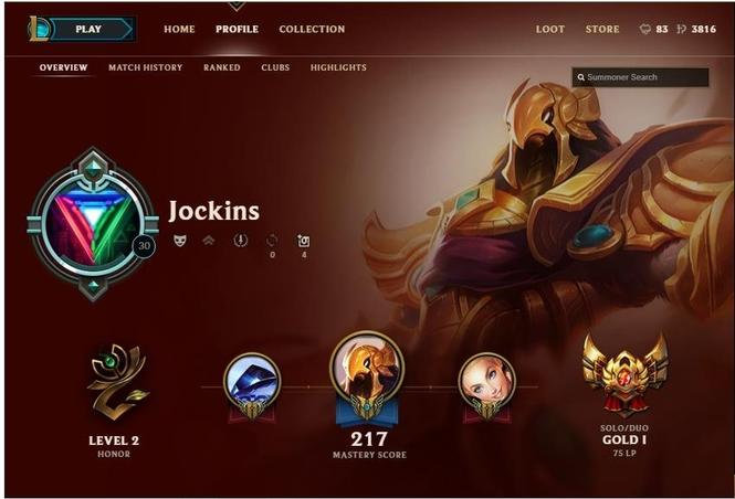 LoL Akaunt Gold 1 75lp EUNE 