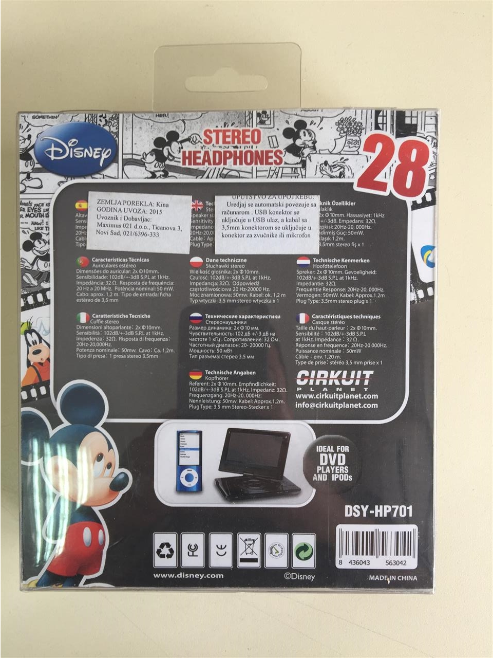 Slušalice-Mickey-Comic-