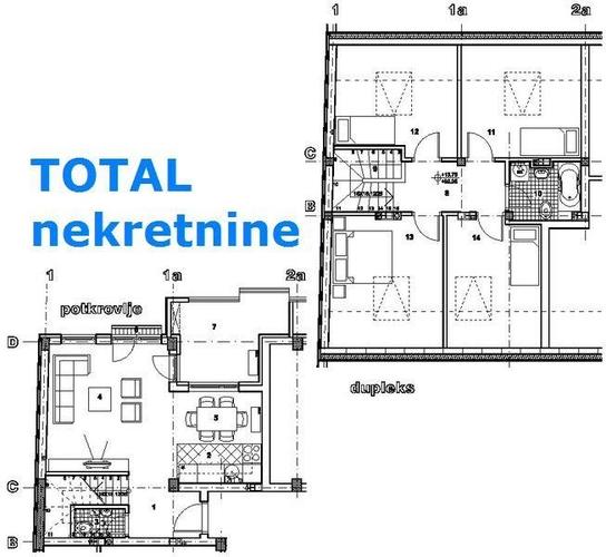 Cetvorosoban duplex u Centru grada