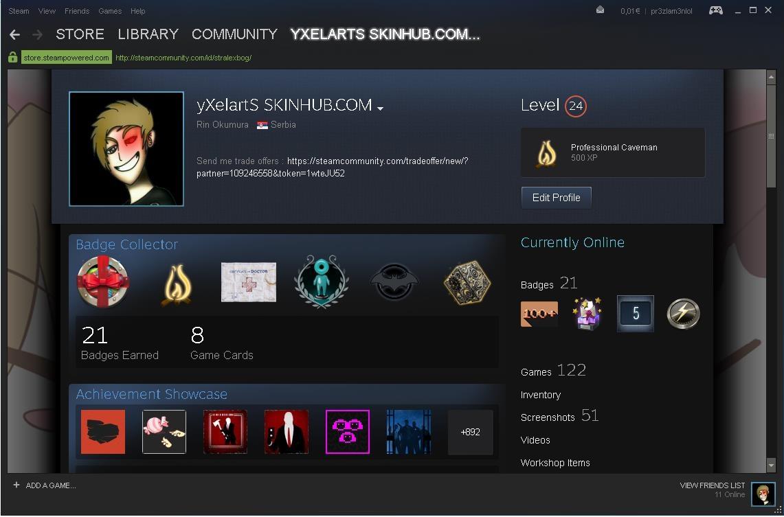 Steam-profil