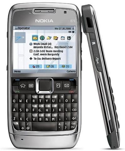 Nokia E71 - Siva