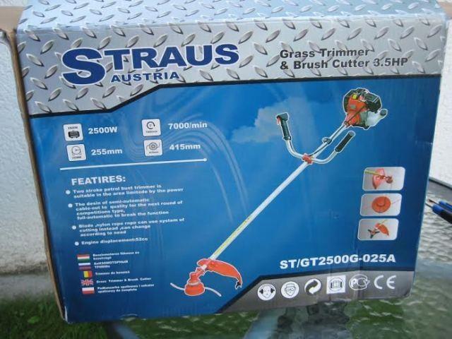 Benzinski trimer STRAUS- 2500w 3,5ks 52c