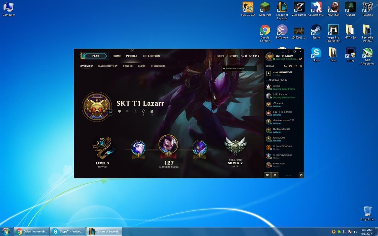 Prodajem-LOL-Acc-30-lvl