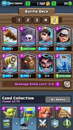Clash Royale i druge igrice... Nalog