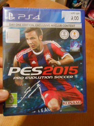 Sony ps4 Pes2015 pro evolution soccer