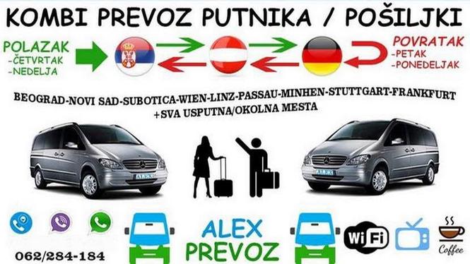 kombi prevoz putnika /  pošiljki