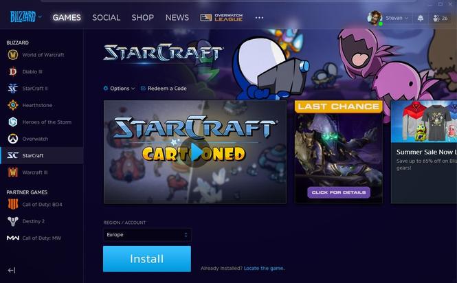 Battle net nalog account