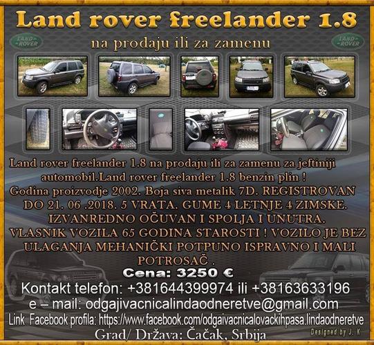 Land Rover Freelander 1.8 