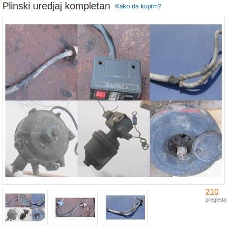 Plinski uredjaj kompletan