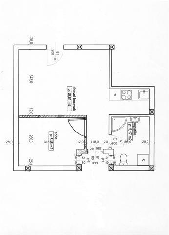 Jednoiposoban 31m2