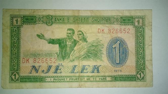 1 lek 1976. - Albanija