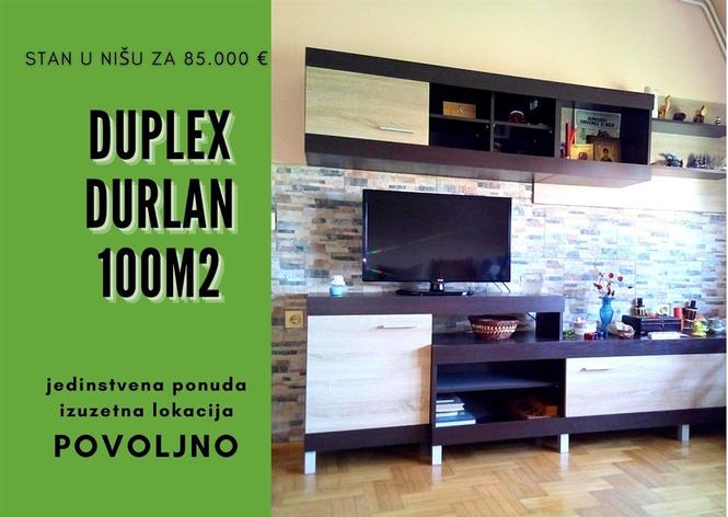  DUPLEX 100m2 - NIŠ - DURLAN