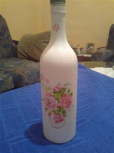 Flasa decoupage