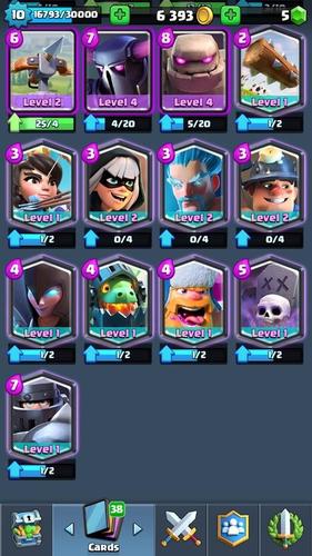 Acc za clash royale