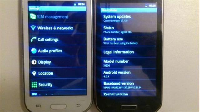 Samsung Galaxy S3 2 SIM Android