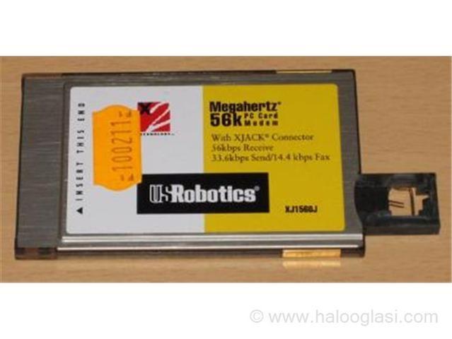 PCMCI FAX modem USRobotics 56K