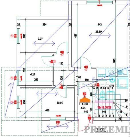 Funkcionalan stan od 62m2, hitno