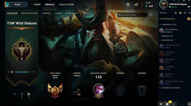 League of Legends account