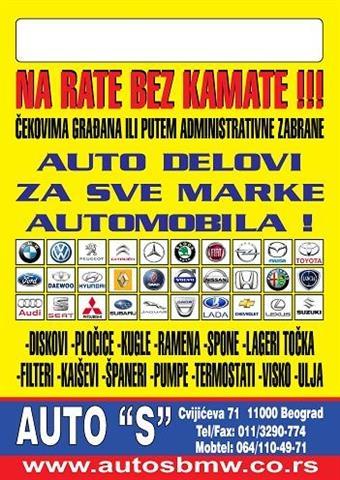 Delovi za sva vozila