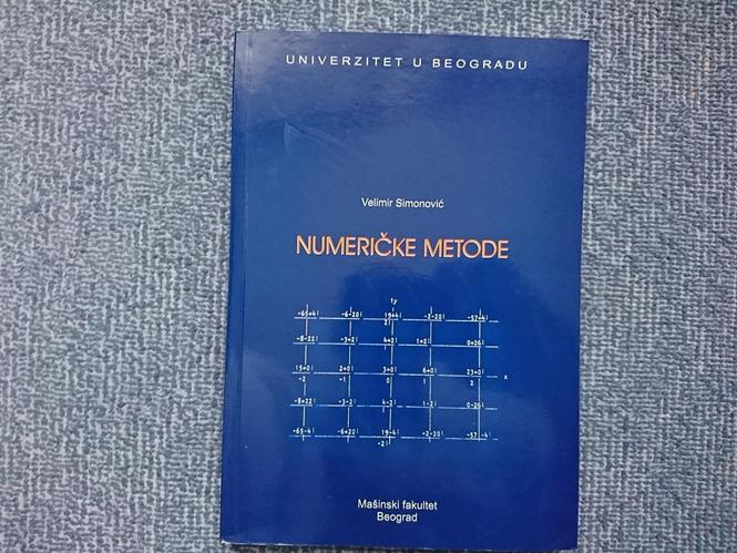 Numeričke metode - Velimir Simonović