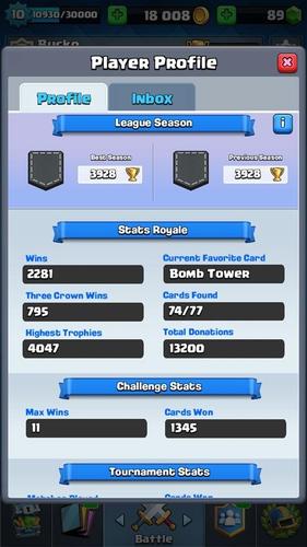 Prodajem Clash Royale acc 