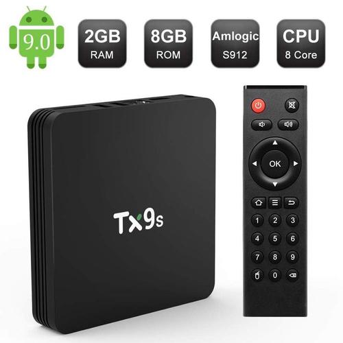 Android 9.0 - TV Box TX9S/OCTA CORE S912/KODI Gree Bild