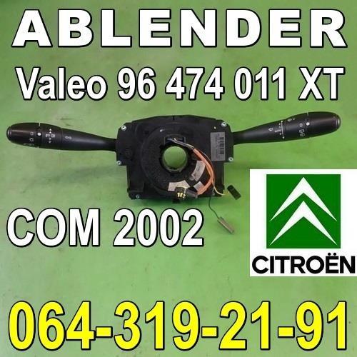 ABLENDER Citroen C3 C2 COM 2002 Valeo 96 474 011 XT