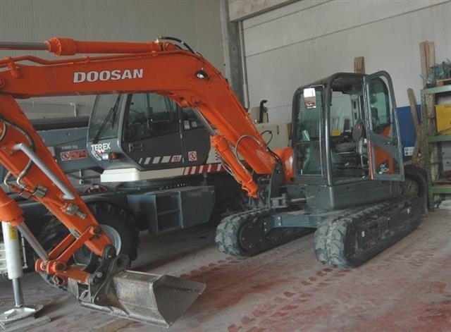 MIDI BAGER DOOSAN DX80R, 2009 god.1817h