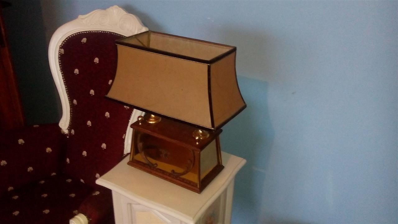 Stara-stona-lampa-sa-dva-grla
