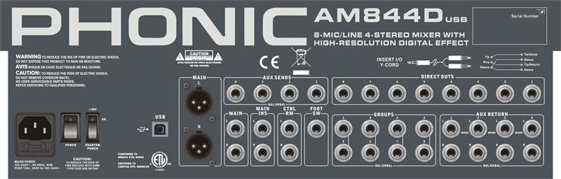 Phonic-AM-844D-USB