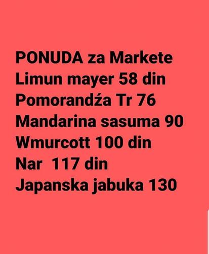 VELEPRODAJA SVEŽEG VOĆA