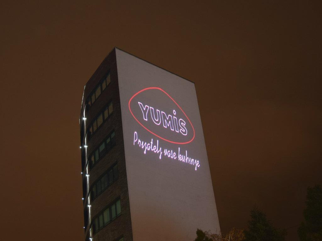 Laser-bilbord