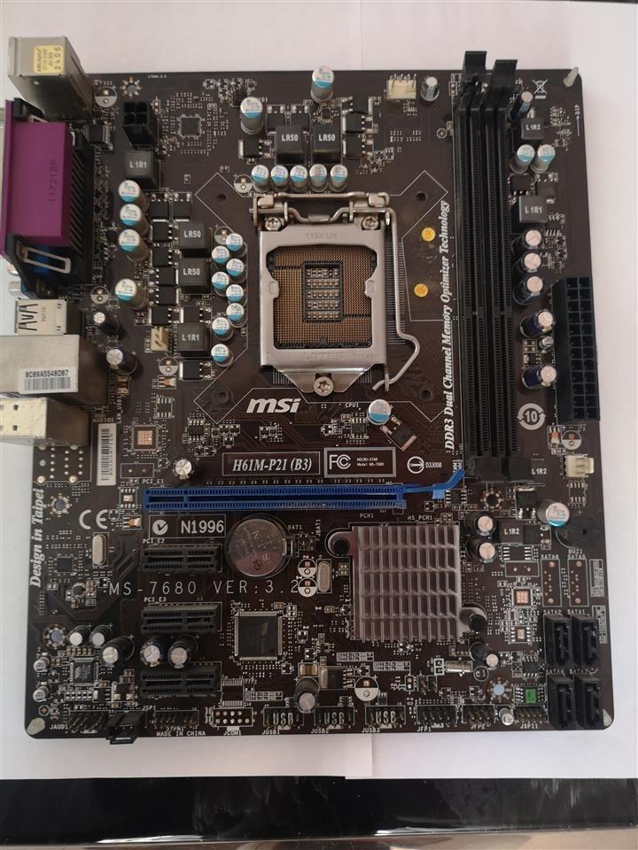 Motherboard-MSI-H61M-P21--MS-7680---SOCKET-0-