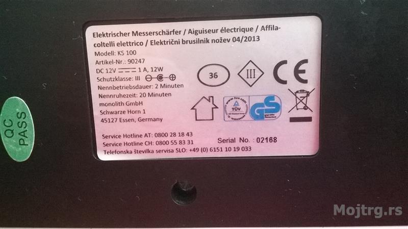 Elektricni Ostrac Nozeva Novi Sad