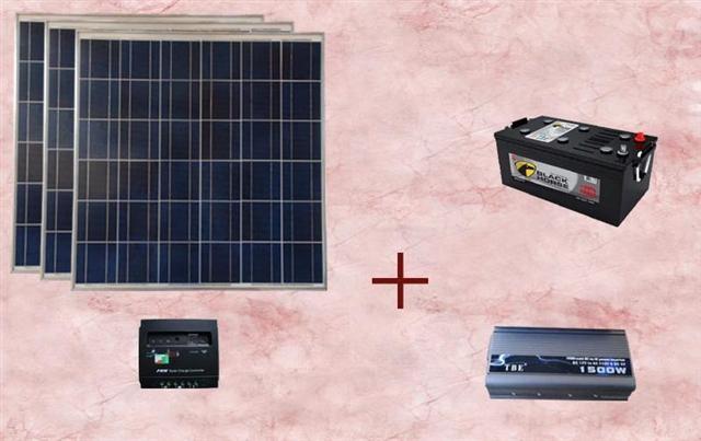 Solarni paneli - VELIKI komplet za vikendice