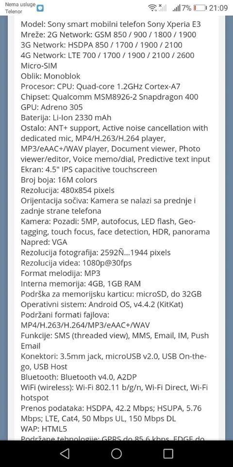 Telefon-SONY-Xperia-D2203