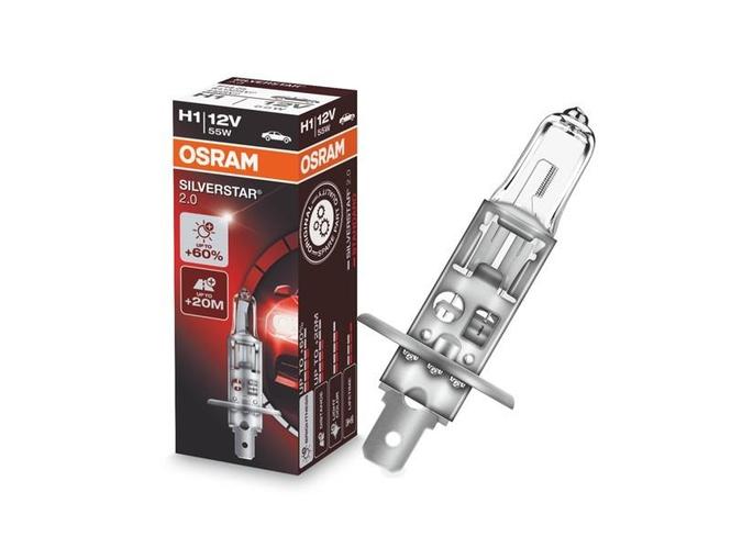 OSRAM H1 SILVERSTAR 2.0 12V, 55W