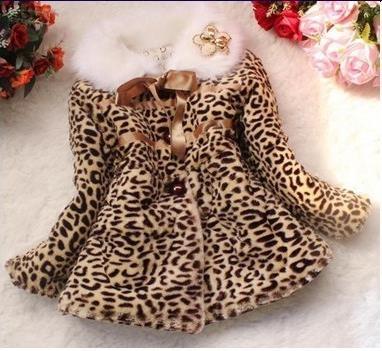 Kaputic  jakna za devojcice leopard print 