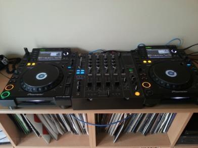 Pioneer cdj 2000 e djm 800 Flycases