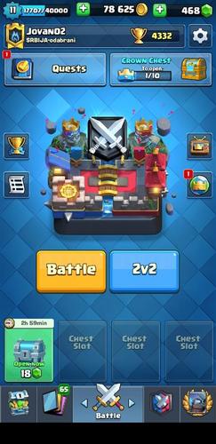 Clash Royal akaunt