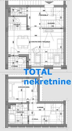 Neuseljavan dvosoban duplex