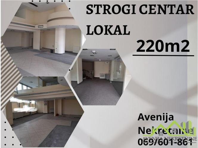 Izdavanje poslovnog prostora - CENTAR 220m2