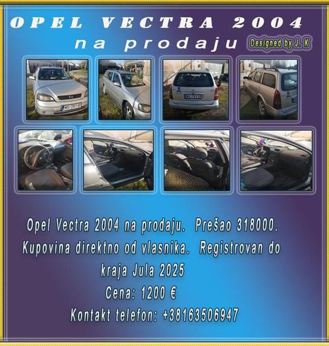 Opel Vectra 2004 godište