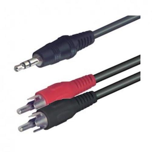 Audio Kabl 1x3,5mm St./2xRca M 0,2m