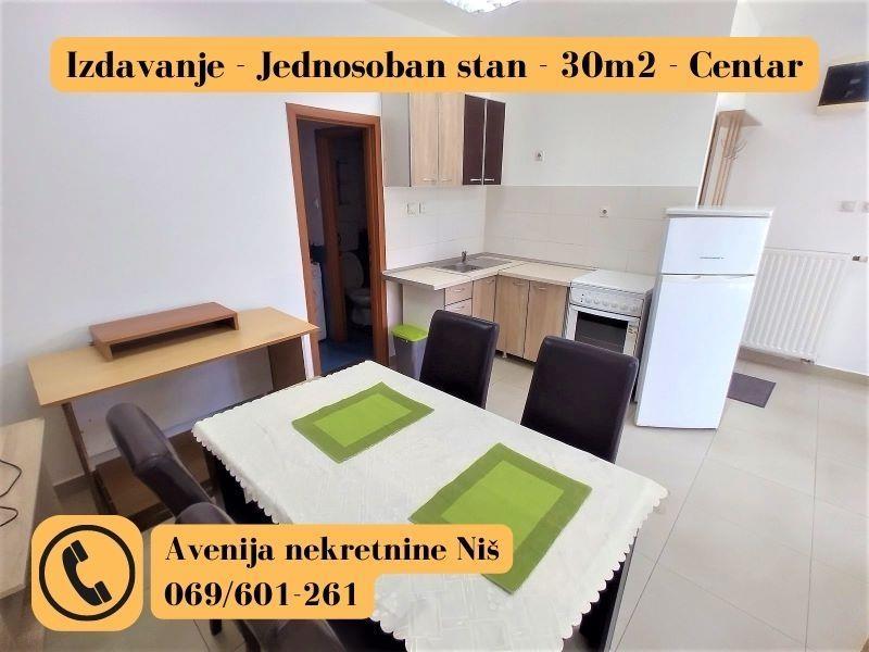 Izdavanje--Jednosoban-stan--30m2--Centar