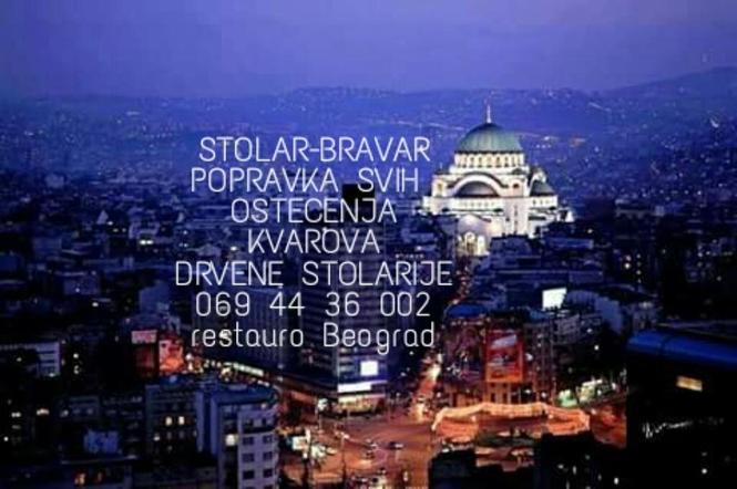 Popravka drvene stolarije.
