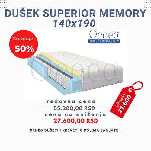 Dusek Superior Memory 140x190