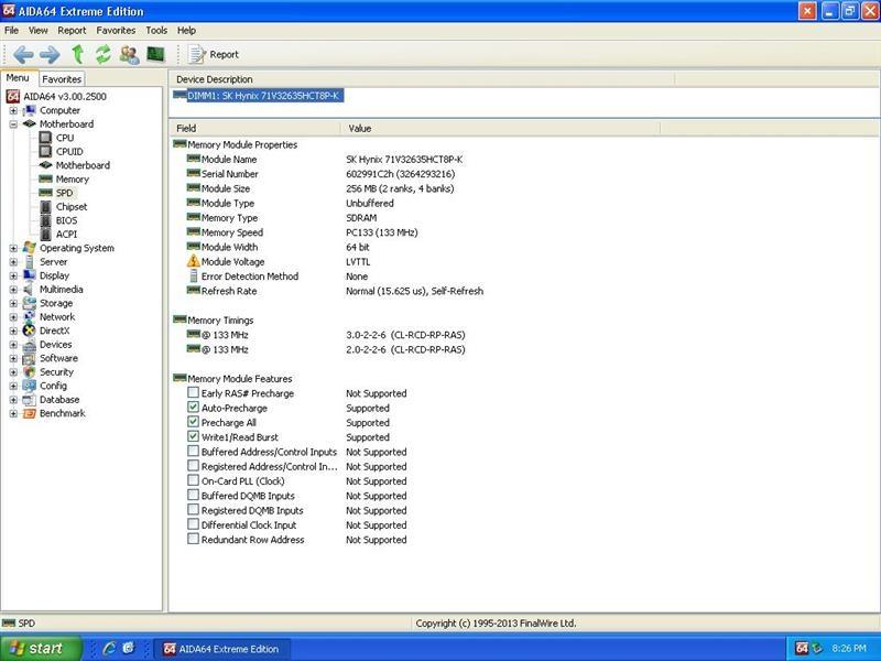 Modul-256Mb-sdram---Hynix