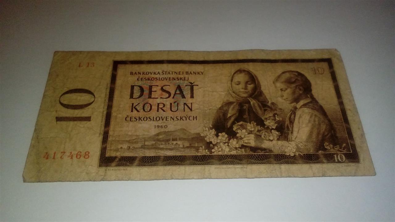 10-kruna-1960----Čehoslovačka