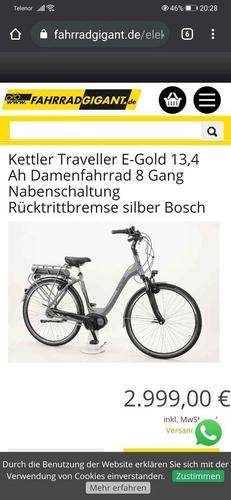 Kettler Traveller E-Gold